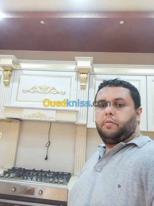 Meuble cuisine en bois massif 