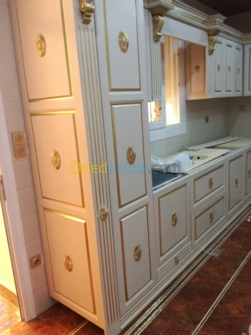 Meuble cuisine en bois massif 