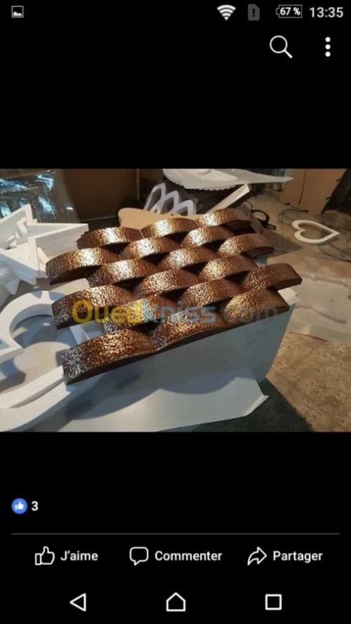 Fabrication des panneaux 3D