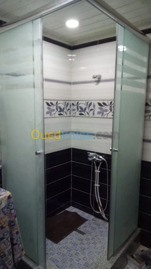 Façade en verre trempi 