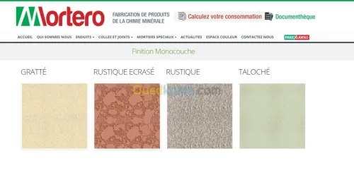 DISTRIBUTEUR MONOCOUCHE MORTERO ALGER
