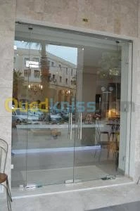 Cabine de douche verre trempe 
