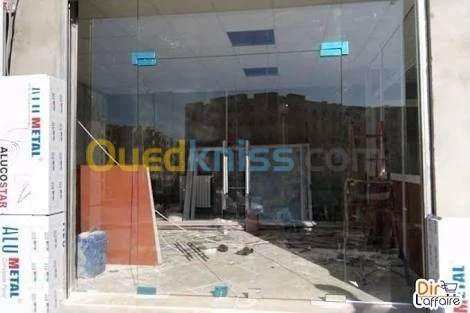 Cabine de douche verre trempe 