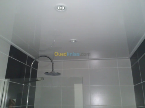 plomberie et faux plafond pvc