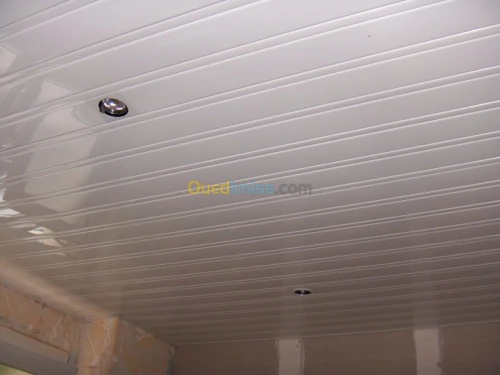 plomberie et faux plafond pvc