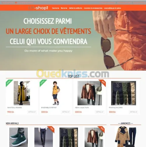 création des sites web