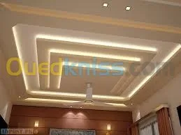 pose et decoration plafon mur mentager