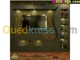 pose et decoration plafon mur mentager