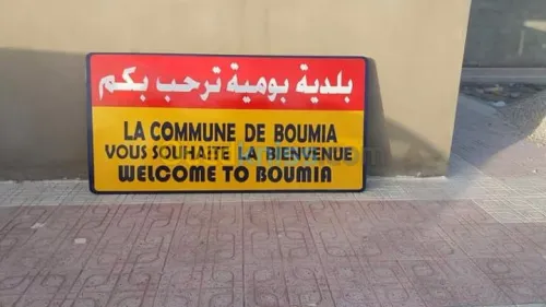 ralentisseur et plaque algerie