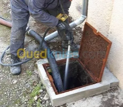 Débouchage curage vidange fossé