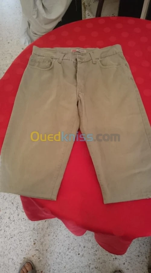Pantacourt Homme jean