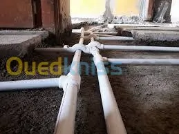 plomberie et faux plafond pvc