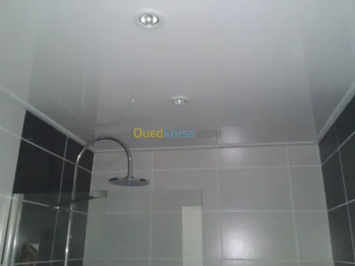 plomberie et faux plafond pvc