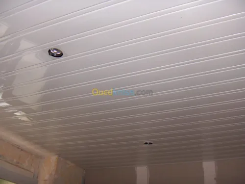 plomberie et faux plafond pvc