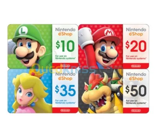 Cartes Credit Amazon/iTune/GooglePlay