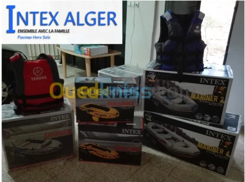 Promotion 2023: BATEAUX BARQUES INTEX TOUS LES MODELES