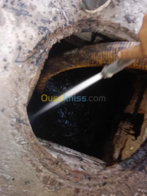 Curage canalisation débouchage vidange