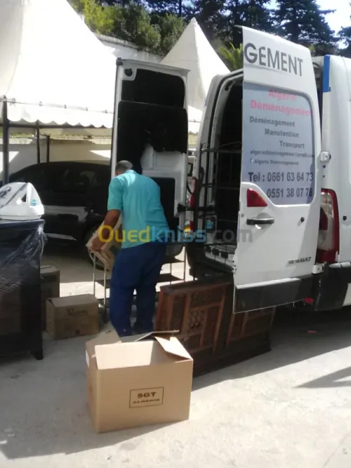 نقل و الترحيل TRANSPORT DÉMÉNAGEMENT_