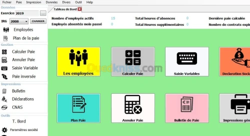 gestion de la paie (IRG 2022)