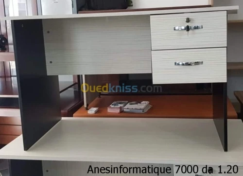 BUREAU 1.20 ET 1.60 et armoires