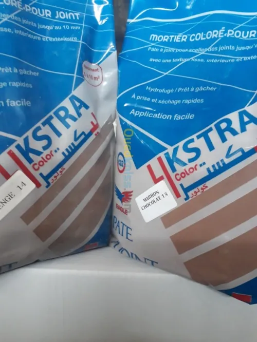 Ciment colle, enduit, pâte à joints 