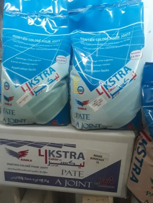 Ciment colle, enduit, pâte à joints 