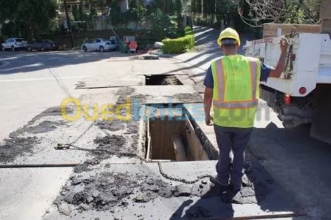 نظافة وتفريغ débouchage curage