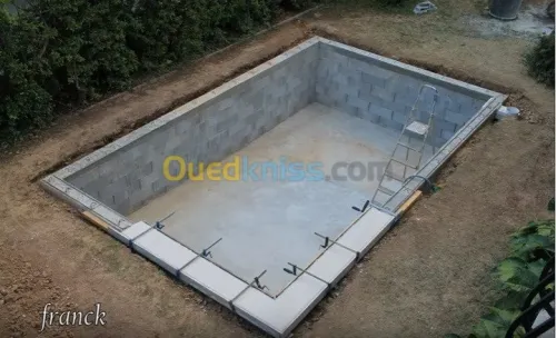 Réalisation des piscines