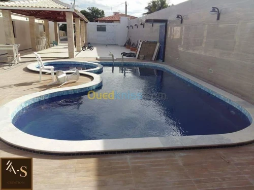 Réalisation des piscines