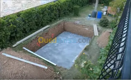 Réalisation des piscines