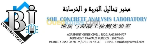 Etude geotechnique de sol