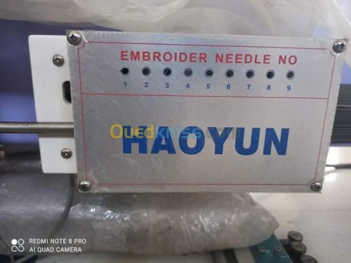Machine de broderie 2 têtes et 1 tête 