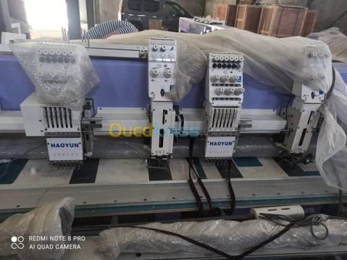 Machine de broderie 2 têtes et 1 tête 