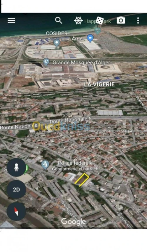 Vente Terrain Alger El harrach