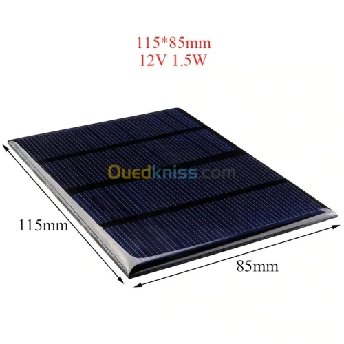Cellule solaire (12V 6V 5V  ) arduino