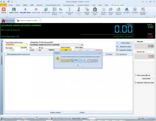 LOGICIEL GESTION PHARMACIE CHIFAPLUS