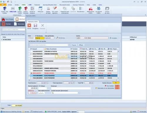 LOGICIEL GESTION PHARMACIE CHIFAPLUS