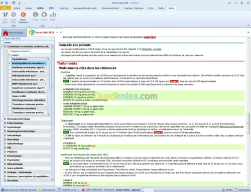LOGICIEL GESTION PHARMACIE CHIFAPLUS