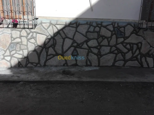 Maçonnerie (Giclage et finition)