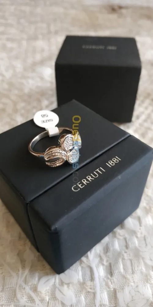 Bague Cerruti argent 925 taille 58