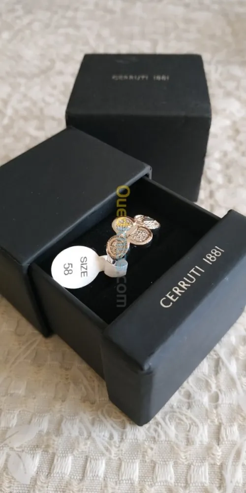 Bague Cerruti argent 925 taille 58