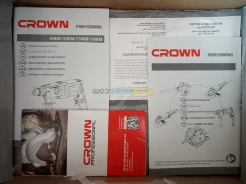 Crown Perceuse 1050W/13mm