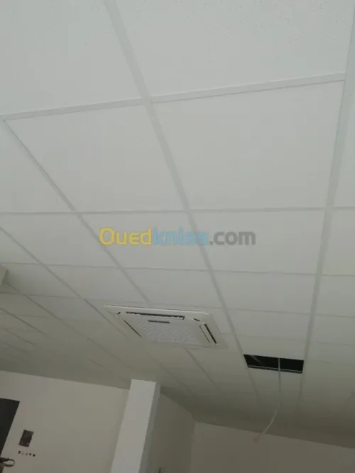 Pose de plafond en ba13 et démontable 