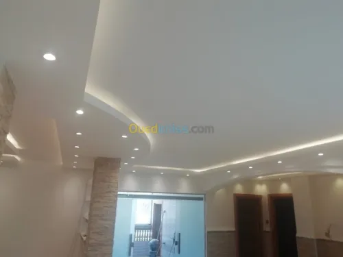 Pose de plafond en ba13 et démontable 