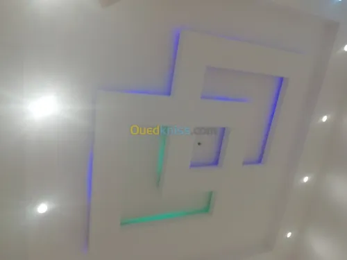 Pose de plafond en ba13 et démontable 