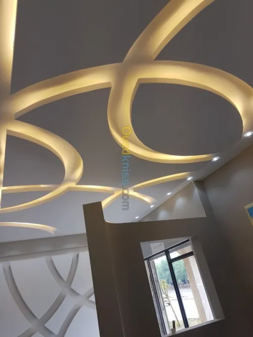 اعمال الديكور في b13 placo platre 