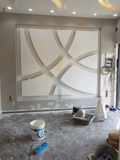 اعمال الديكور في b13 placo platre 