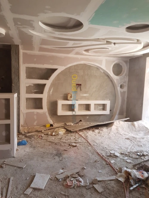 اعمال الديكور في b13 placo platre 