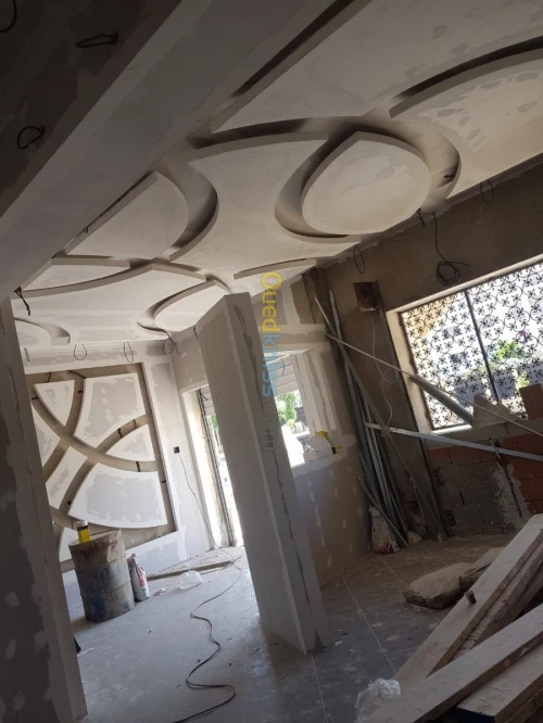 اعمال الديكور في b13 placo platre 