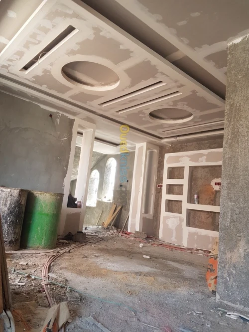 اعمال الديكور في b13 placo platre 